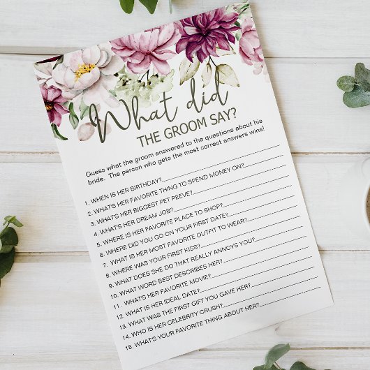 Peonies Pink Floral Game würde sagen: "Der Gräuel" Flyer