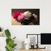 Peonies, Poster (Heimbüro)