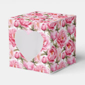 Peonies Print Party Leckerei Box Geschenkschachtel (Vorderseite)