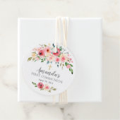 Peonies Rose Floral Erste Heilige Kommune Geschenkanhänger (Beispiel)