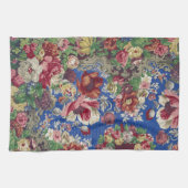 Peonies & Rose, Vintage Barockblumenmuster Geschirrtuch (Horizontal)