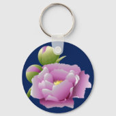Peonies Schlüsselanhänger (Vorderseite)