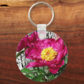 Peonies Schlüsselanhänger (Vorderseite)
