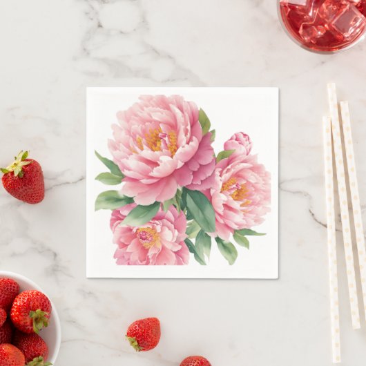 Peonies Serviette (Beispiel)