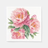 Peonies Serviette (Vorderseite)