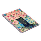 Peonies Spiral Notebook Notizblock (Rechte Seite)