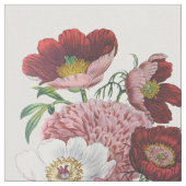 Peonies Stoff (Nahaufnahme)
