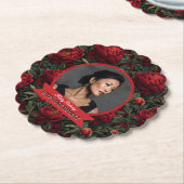  Peonies Theme Birthday  Untersetzer (angewinkelt)