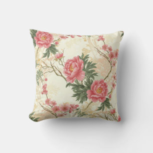 Peonies throwpillows - Vintage Blüten Kissen