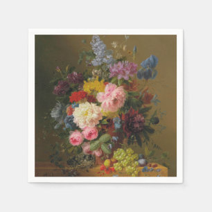 Peonies, Tulips, Rose und Ire - A. Bloemers Serviette