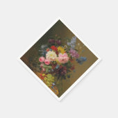 Peonies, Tulips, Rose und Ire - A. Bloemers Serviette (Ecke)