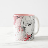 Peonies und Bamboo Elegance Tasse (VorderseiteRechts)