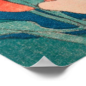 Peonies und Kanarische Inseln Poster (Ecke)