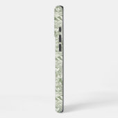 Peonies und Schmetterlinge blockieren den Druck, S iPhone Hülle (Linke Seite)