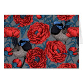 Peonies und Warnen (Vorderseite (Horizontal))