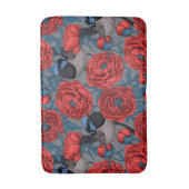 Peonies und Warnen Badematte (Vorderseite Vertikal)