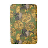 Peonies und Warnen Badematte (Vorderseite Vertikal)