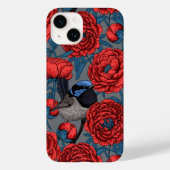 Peonies und Warnen Case-Mate iPhone Hülle (Rückseite)