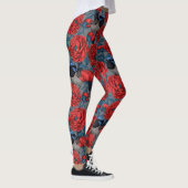 Peonies und Warnen Leggings (Rechts)