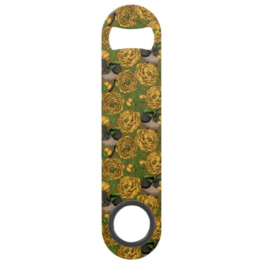 Peonies und Warnen Speed Flaschenöffner (Rückseite)