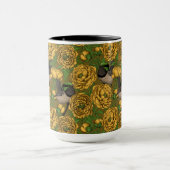 Peonies und Warnen Tasse (Zentrum)