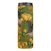 Peonies und Warnen Thermosbecher (Rückseite)