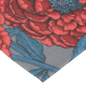 Peonies und Warnen Tischdecke (Schrägansicht)