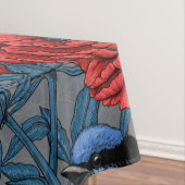 Peonies und Warnen Tischdecke (Beispiel)