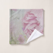 Peonies und Wildblumen Badhandtuch Set (Waschlappen)