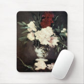 Peonies von Edouard Manet Mousepad (Mit Mouse)