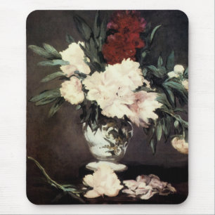 Peonies von Edouard Manet Mousepad