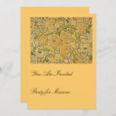 Peonies von Mucha Einladung (Vorne/Hinten)