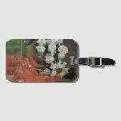 Peonies von William Merritt Chase, Vintage Kunst Gepäckanhänger (Vorderseite (Horizontal))