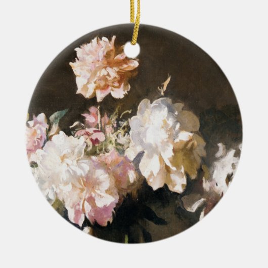 Peonievase Keramik Ornament (Vorne)