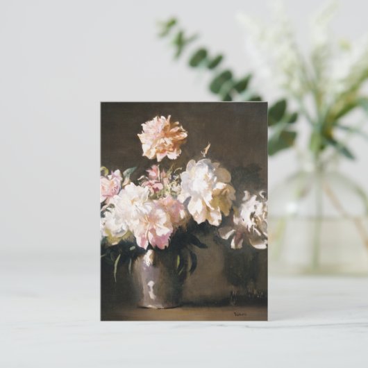 Peonievase Postkarte (Stehend Vorderseite)