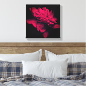 Peony Abstract Floral Art  Leinwanddruck (Insitu (Schlafzimmer))