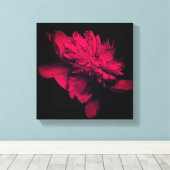 Peony Abstract Floral Art  Leinwanddruck (Insitu (Holzboden))