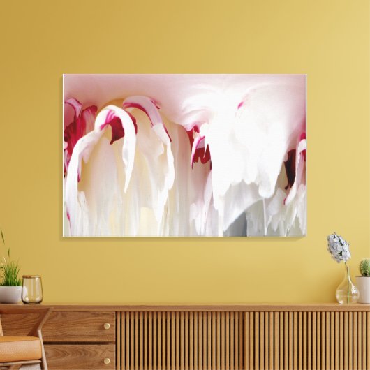 Peony Abstrakt Leinwanddruck (Insitu (Wohnzimmer))