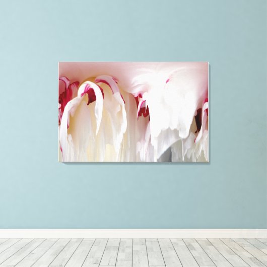 Peony Abstrakt Leinwanddruck (Insitu (Holzboden))