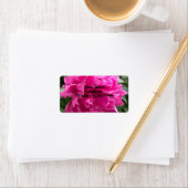 Peony Address Labels Adressaufkleber (Insitu)