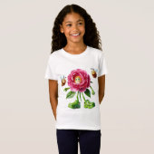 Peony and Bees T-Shirt (Vorne ganz)