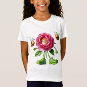 Peony and Bees T-Shirt (Vorderseite)