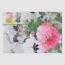 Peony and Butterfly (Detail), Watanabe Seitei Seidenpapier