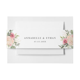 Peony and Gold Foil Bloom Bly Band