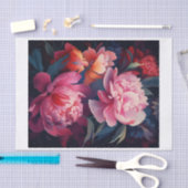 Peony Art für Decoupage Seidenpapier (Handwerk)