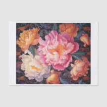 Peony Art für Decoupage