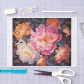 Peony Art für Decoupage Seidenpapier (Handwerk)