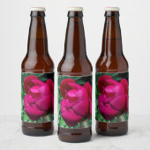 Peony Bierflaschenetikett (Flaschen)