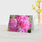 Peony Birthday Card Karte (Gelbe Blume)