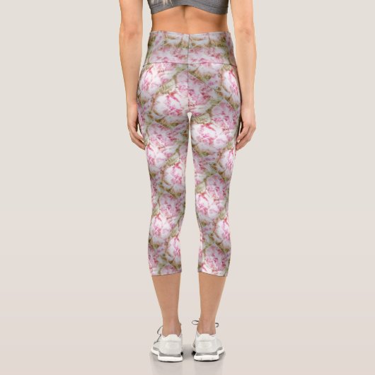 Peony Bliss Capri Leggings (Rückseite)